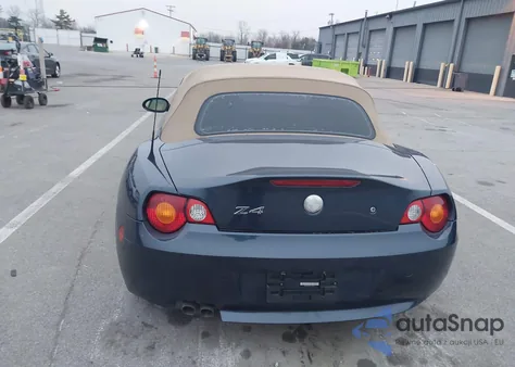 2004 BMW Z4 2.5I from USA, damaged, VIN 4USBT33554LS49434